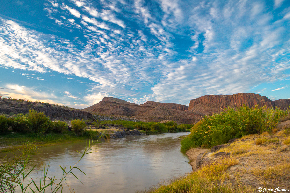 Rio Grande River in West Texas  Big Bend Ranch State Park, Texas 